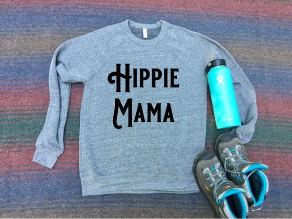 Hippie Mama | Mom Shirt | Boho Shirt | Fall Sweatshirt | Bohemian Womens Clothing | Mama Shirt | Womens Clothing | Hippie | Womens Shirt