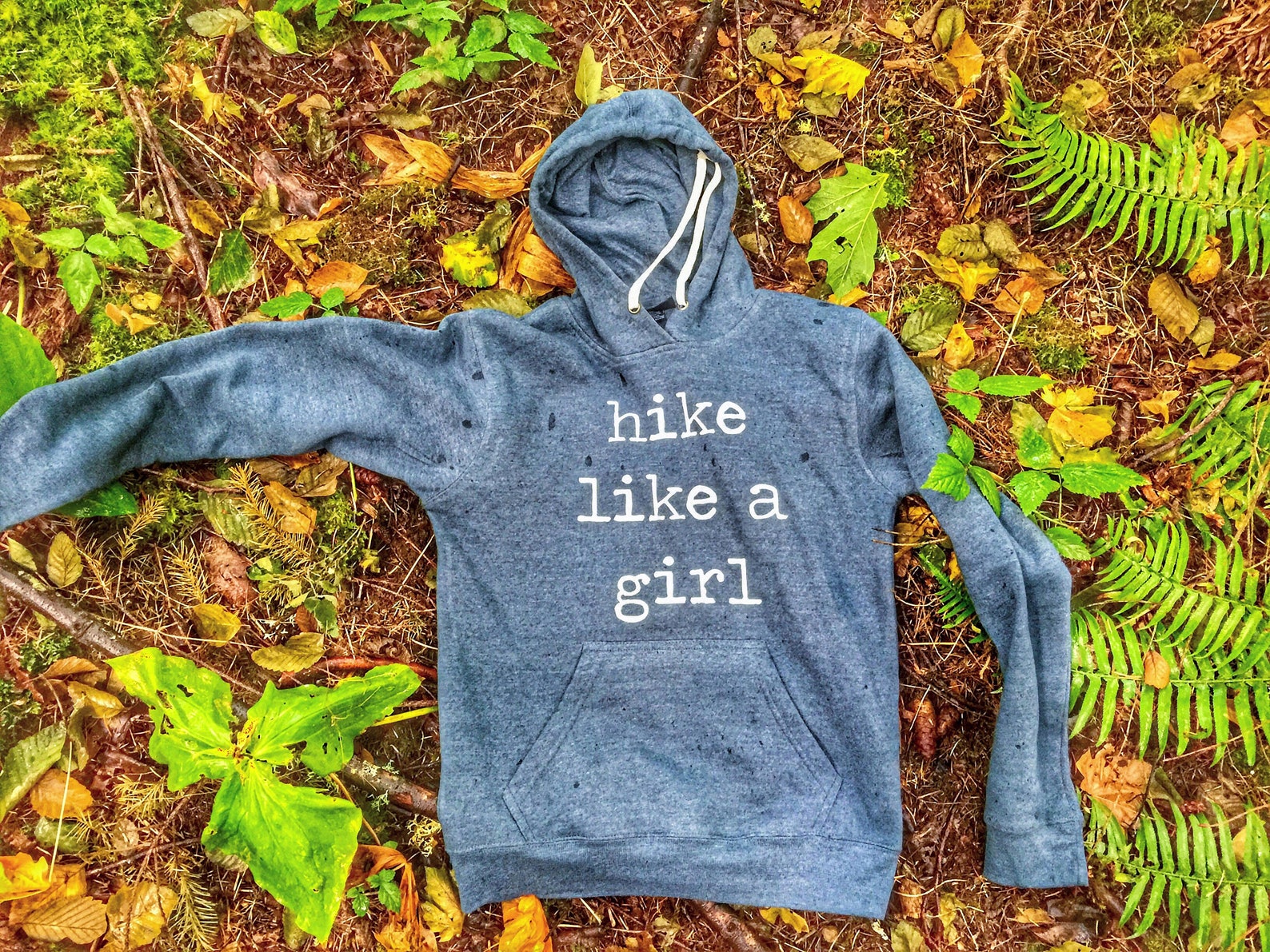 Hike Like A Girl Hoodie Hiking Hoodie Women's Clothing Etsy