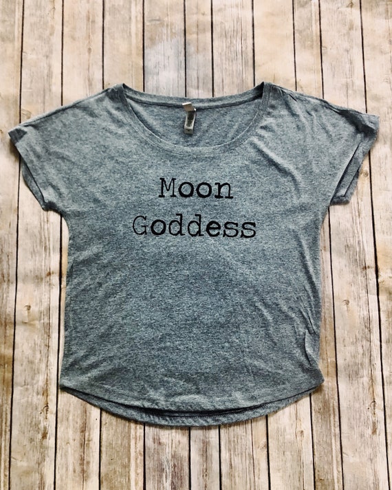 Moon Goddess Shirt | Moon Shirt | Boho Shirt | Womens Shirt | Hippie | Moon Phases | Bohemian Womens | Pagan Clothing | Pagan Shirt