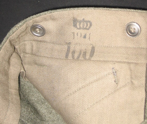Swedish WWII Wool Army Pants 30x31 Sweden Militar… - image 2