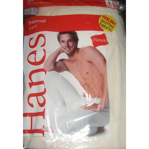 Hanes Men's Thermal Ankle Length Pant, Medium Fac… - image 1