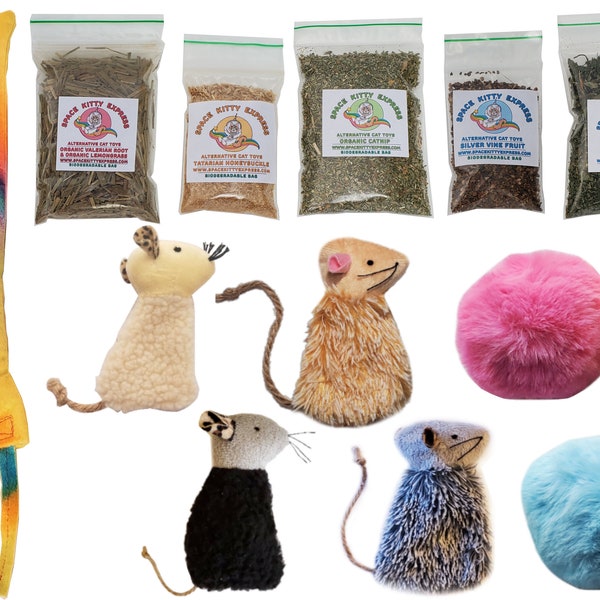 Honeysuckle Cat Toy Etsy