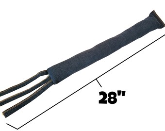 Jumbo Denim Kick Stick with Tassels - 28" Long - Refillable