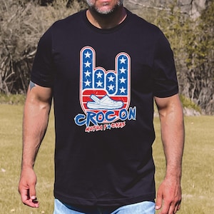Croc on MF Tshirt, Croc Life, Croc Rule, Nurse Shirt, Clog Shirt, 4th of July, Patriotic Croc, Mom Shirt, Dad Shirt, Funny Croc Shirt, Croc