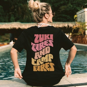 Zuki Tires Camp Fires, Zuk Off-Road, Samurai Shirt, Camping Shirt, UTV, ATV, Side by Side, Campfire Shirt, Zuki Samurai, Desert Camping, SXS
