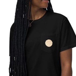 Unisex Mexican Sweet Bread Shirt with Pocket, Mexican Food Shirt, Concha Pan Dulce Affirmation, Hispanic Culture Gift,