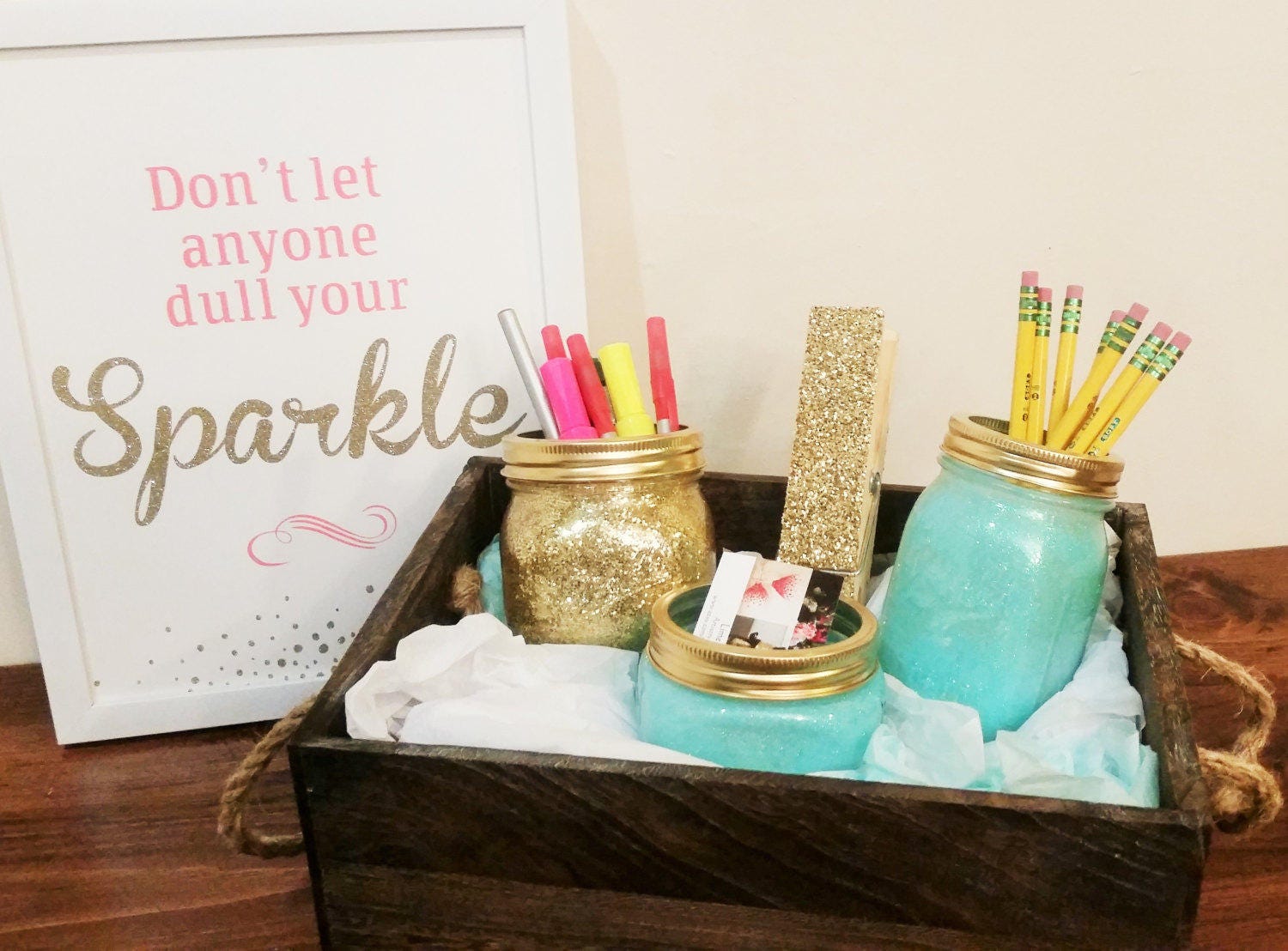 Desk Accessories for Women Desk Decor Personalized Gift for | Etsy