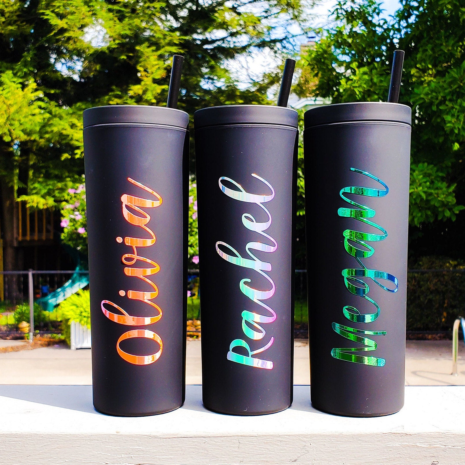 Tumbler with Name Personalized Cup for Bridesmaid Etsy