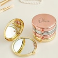 Personalized Compact Mirror: Engraved Bridesmaid Proposal Gift