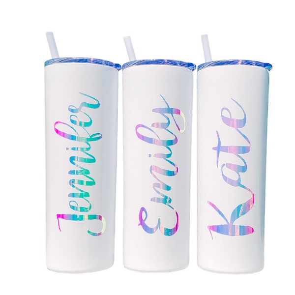 Personalized Tumbler, Stainless Steel Tumbler, Girls Trip Gift, Birthday Favor, Personalized Gift for Her, Name Cups, Travel Gift