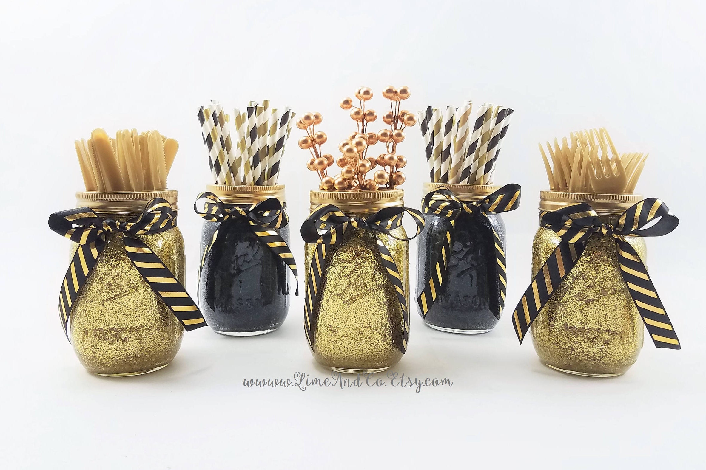 Graduation Party Decorations Mason Jar Centerpiece Wedding Etsy