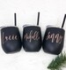 Personalize Wine Tumbler, Bridesmaid Gift Wedding Party Gift, Mother's Day Gift, Stemless Wine Cup, Bachelorette Party Favor, Wine Gift 