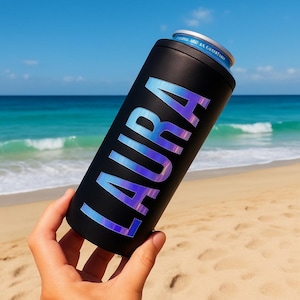 Personalized Slim Can Cooler: Insulated Seltzer Cozie for Bachelorette Party, Mothers Day Gift, Birthday Trip Favor, Hard Seltzer Cup Bild 5