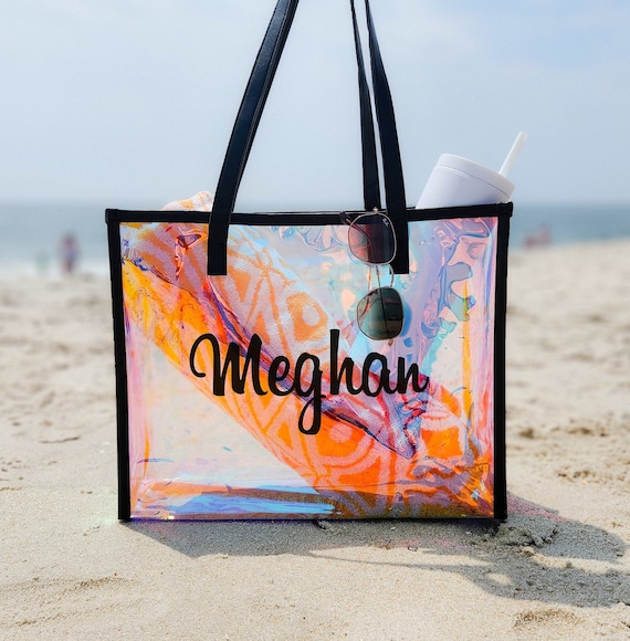 Bolso de playa personalizado Recuerdos de fiesta para ninas Idea de regalo de viaje para ninas