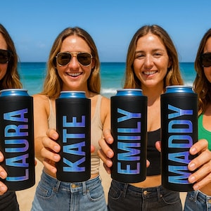 Personalized Stainless Steel Skinny Can Cooler: Seltzer Cozies bild 2