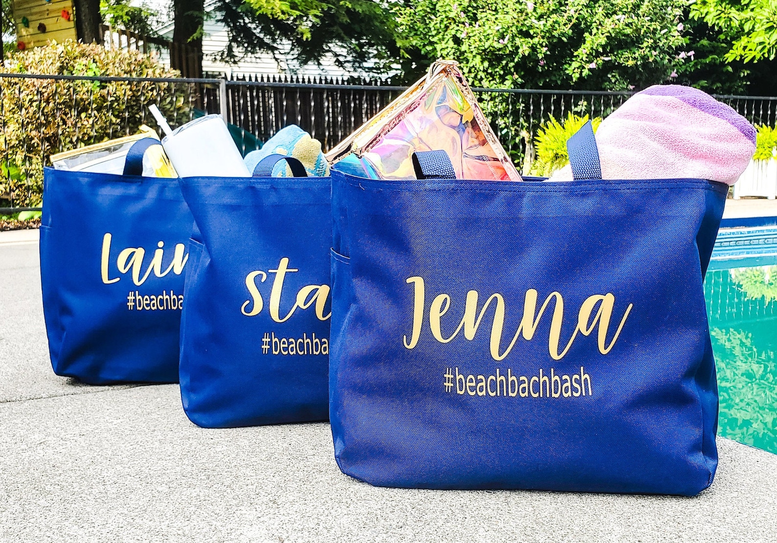 Personalized Tote Bag Girls Trip Gift Bachelorette Party Etsy