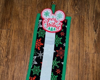 Mickey Christmas snowflake Lollipop hanger, Christmas lollipop holder, Disney Cruise, DCL, Pixie dust, lollipop giveaway, lollipop hanger