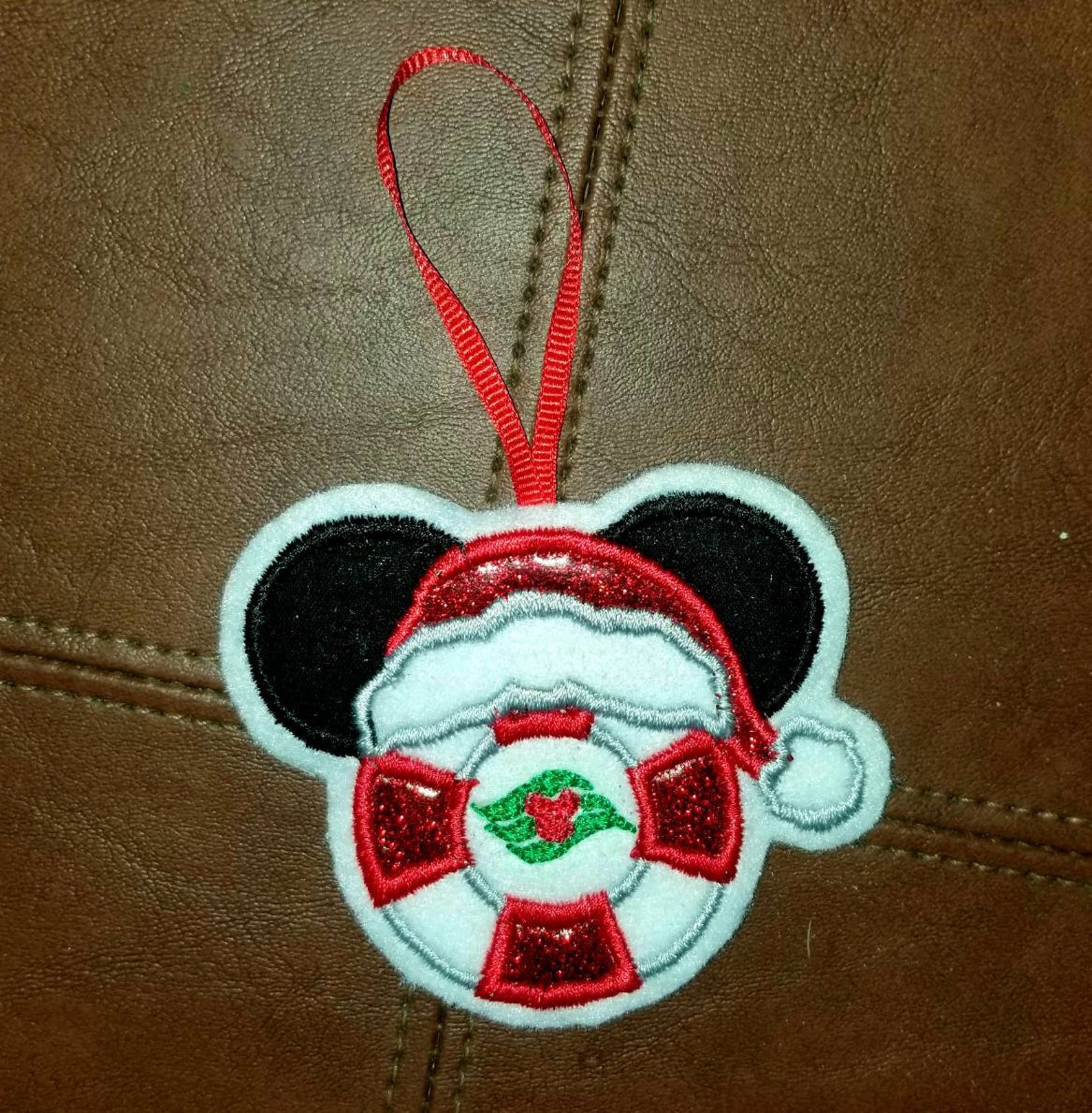 Disney Cruise Line Christmas Ornament Felt Ornament Etsy