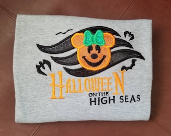 Halloween cruise shirt, Disney Cruise shirt, Halloween on High Seas t-shirt, custom Cruise shirts, DCL