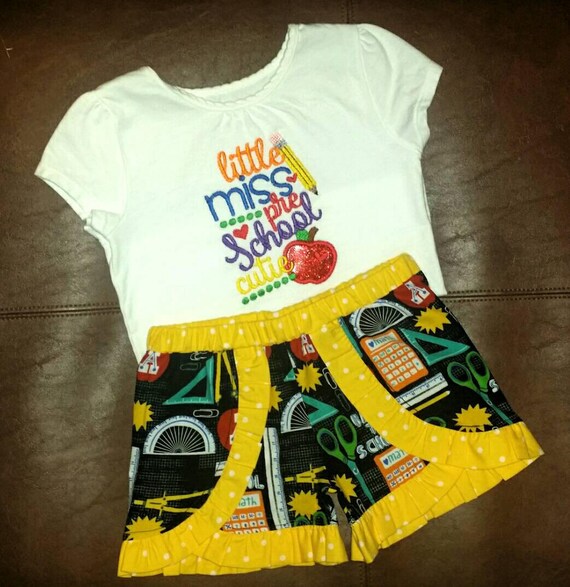 little miss preschool cutie outfit