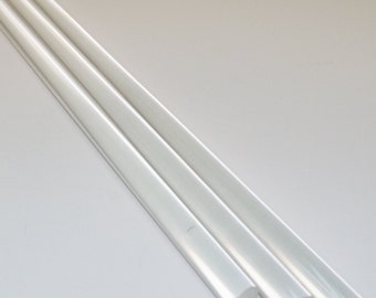 10 Pcs 1//2” x 1//2/" x 6” LONG SQUARE CLEAR ACRYLIC PLEXIGLASS LUCITE ROD .50 INCH