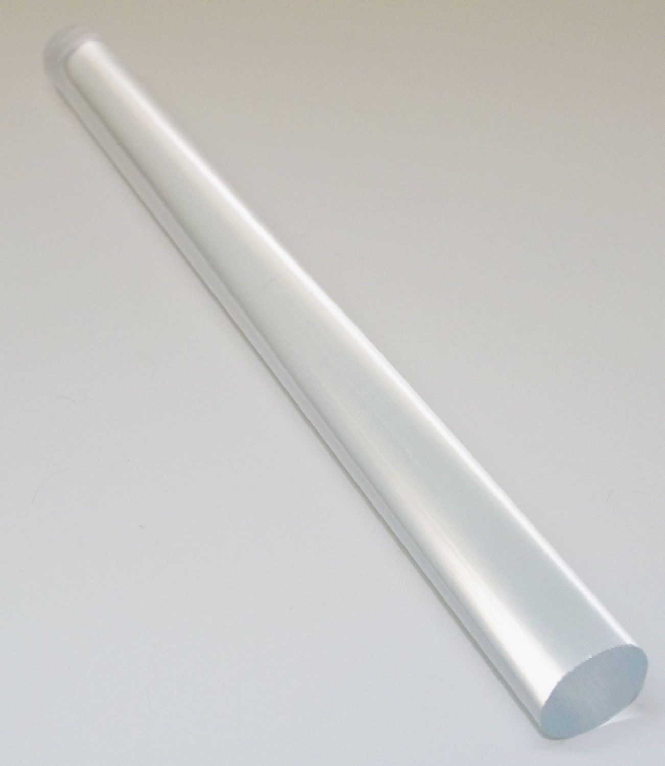 1.125 inch Plexiglass Rod Clear Acrylic Plastic Extruded Lucite Diameter 1-1/8" by 12" Length