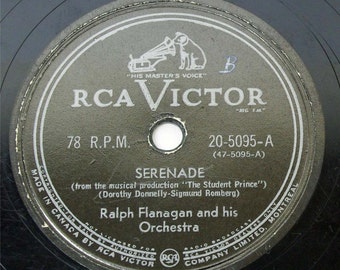 Ralph Flanagan Serenade / Hot Toddy RCA Victor 20-5095 78 rpm Record