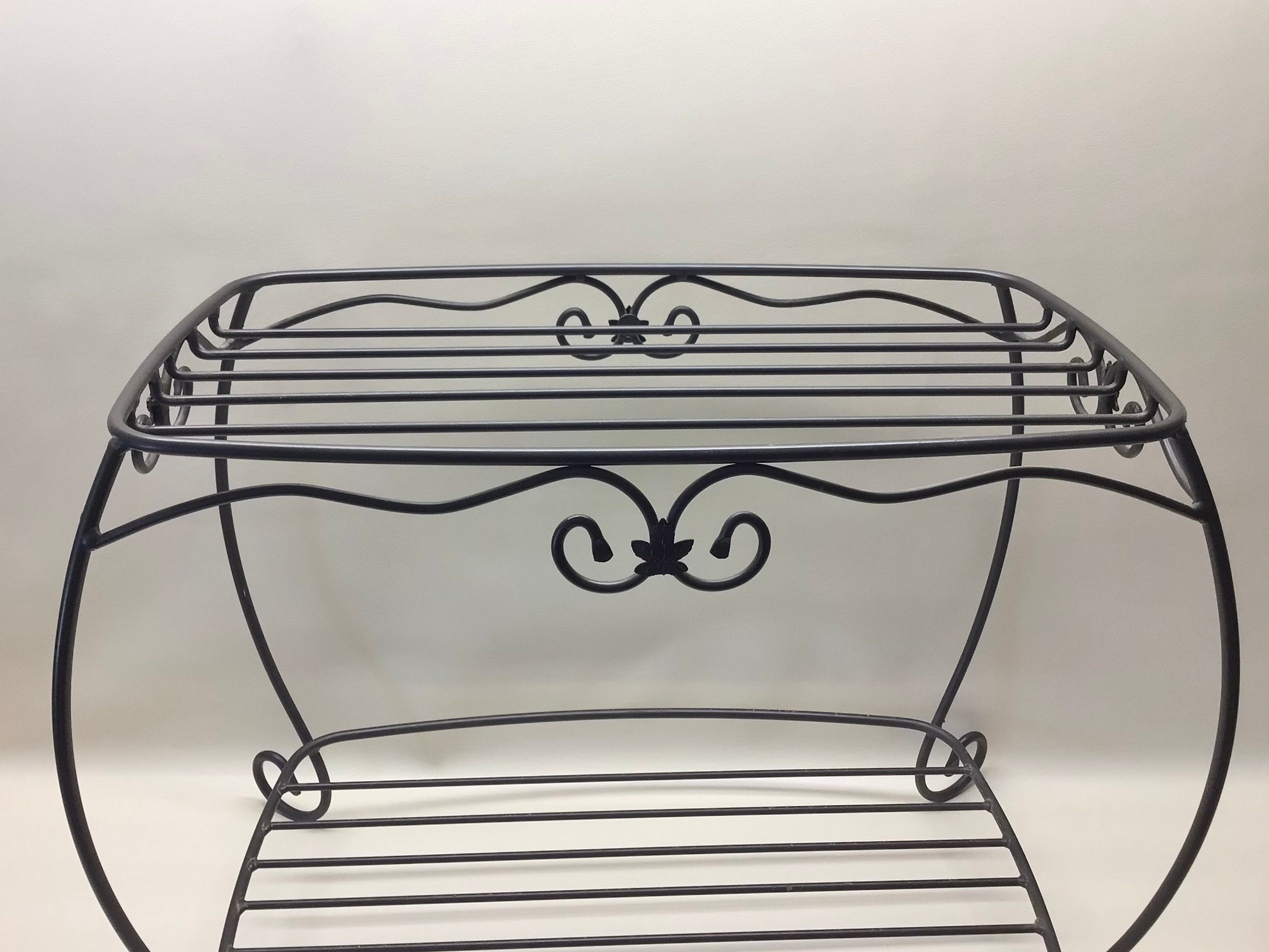 Longaberger Wrought Iron Hope Chest Stand End Table Side Etsy