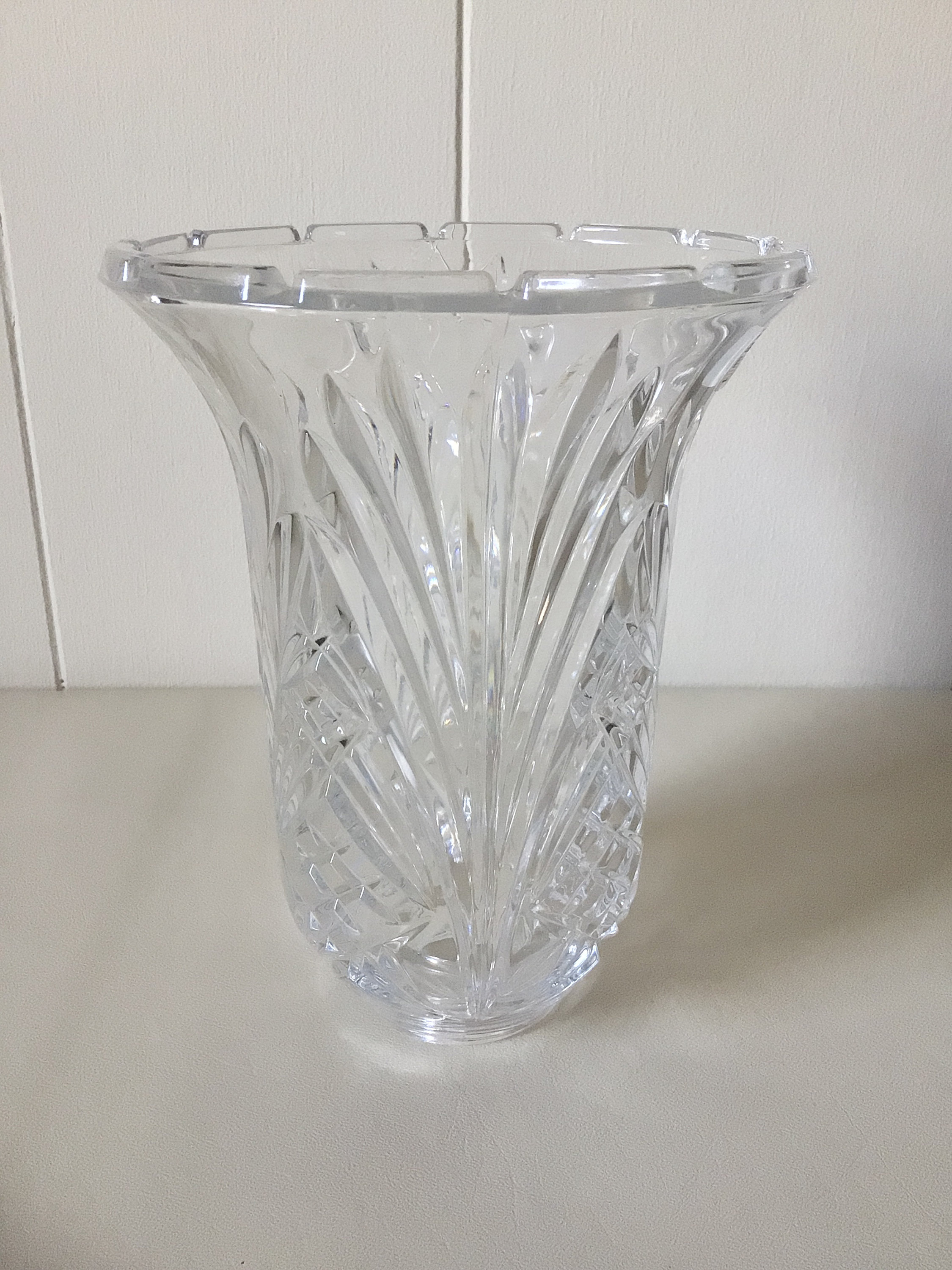 Towle Full Lead Crystal Vase Made in USA Etsy