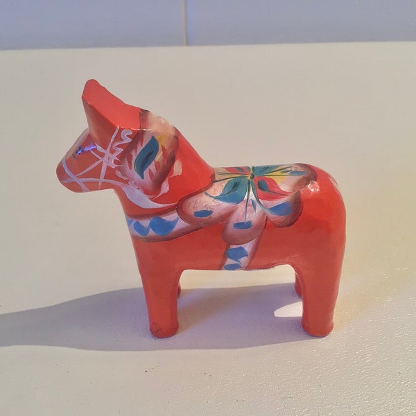 Miniature Nils Olsson Dala Horse - Made in Sweden