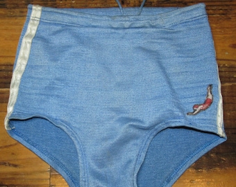 Bañador tipo slip para hombre Jantzen Diving Girl, estilo años 20 y 30.