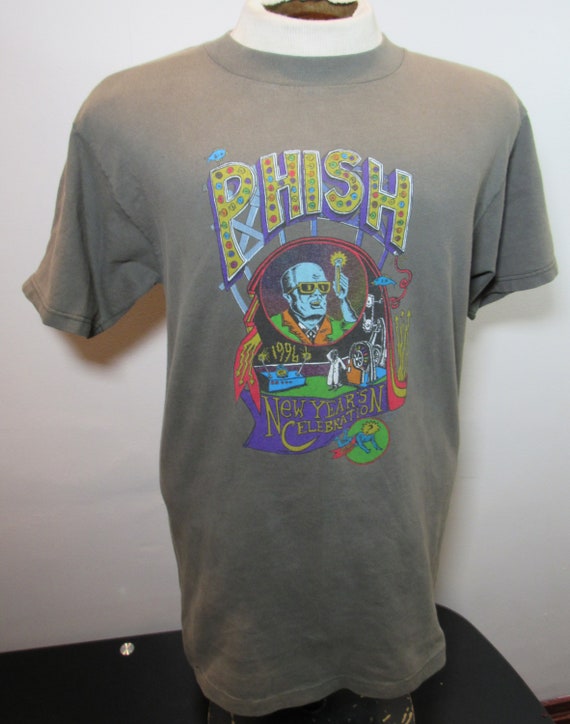 Vintage 90's 1996 Phish New Years Celebration T-S… - image 1