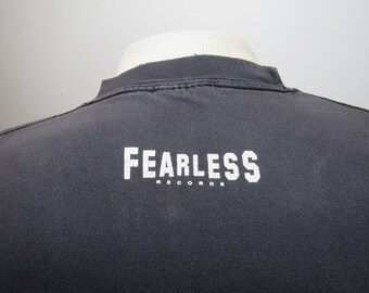 Vintage Y2K at the Drive in Gas Mask T-shirt Fearless Records