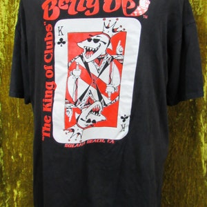 Vintage 90&#39;s Belly Up Tavern King of Clubs T-Shirt San Diego CA California Mens Size XL