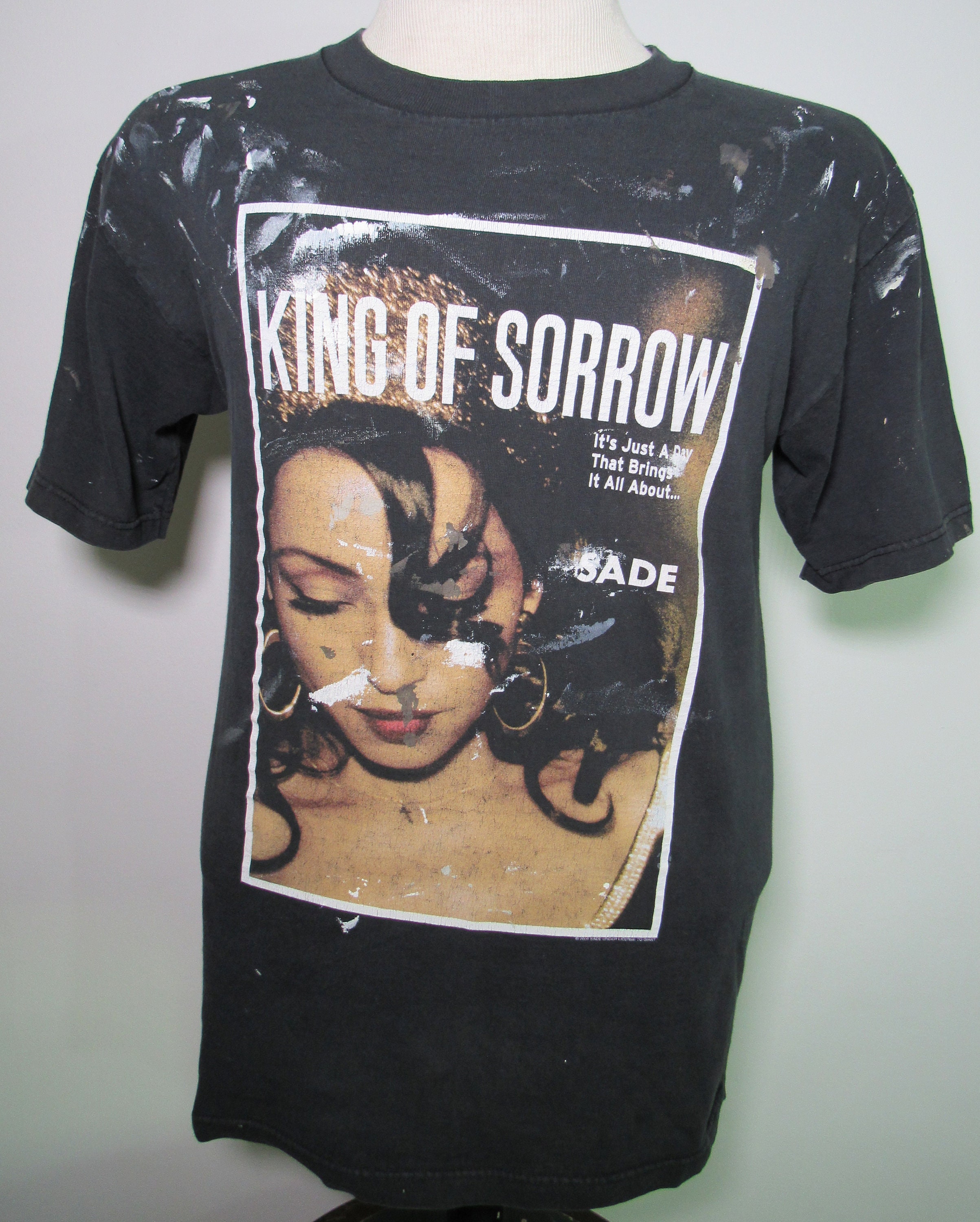 Vintage Y2K 2001 Sade King of Sorrow T-shirt Thrashed Size - Etsy