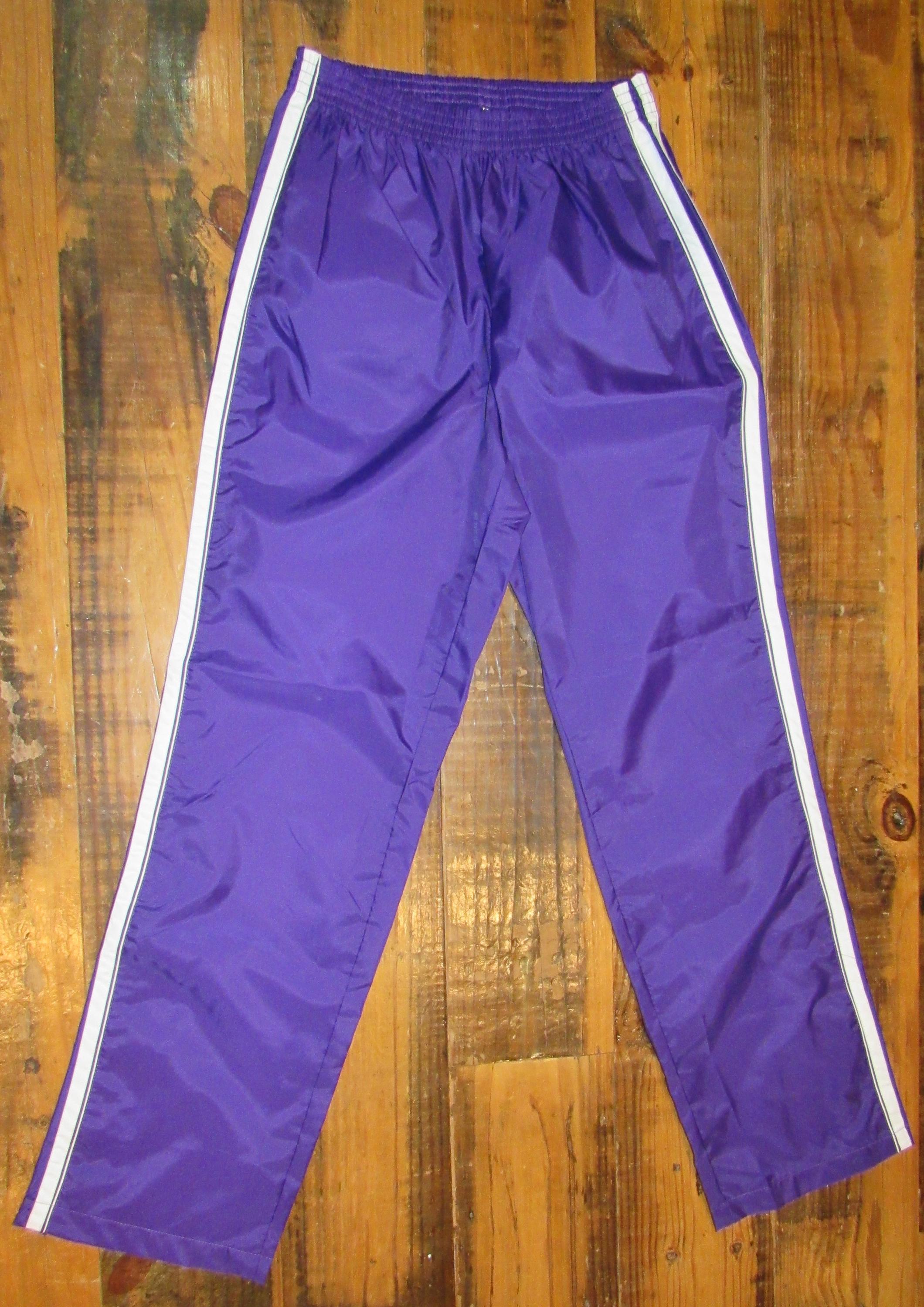 Purple Nylon Pants - Etsy