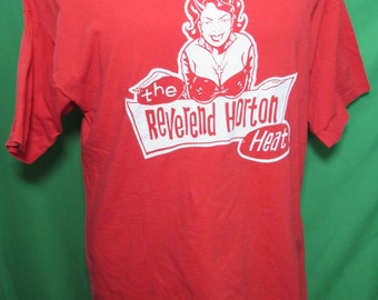 Vintage 90's The Reverend Horton Heat Fruit of the Loom Tag Tour T-Shirt Size XL