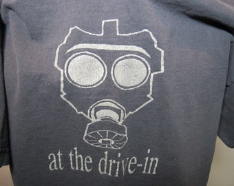Vintage Y2K at the Drive in Gas Mask T-shirt Fearless Records