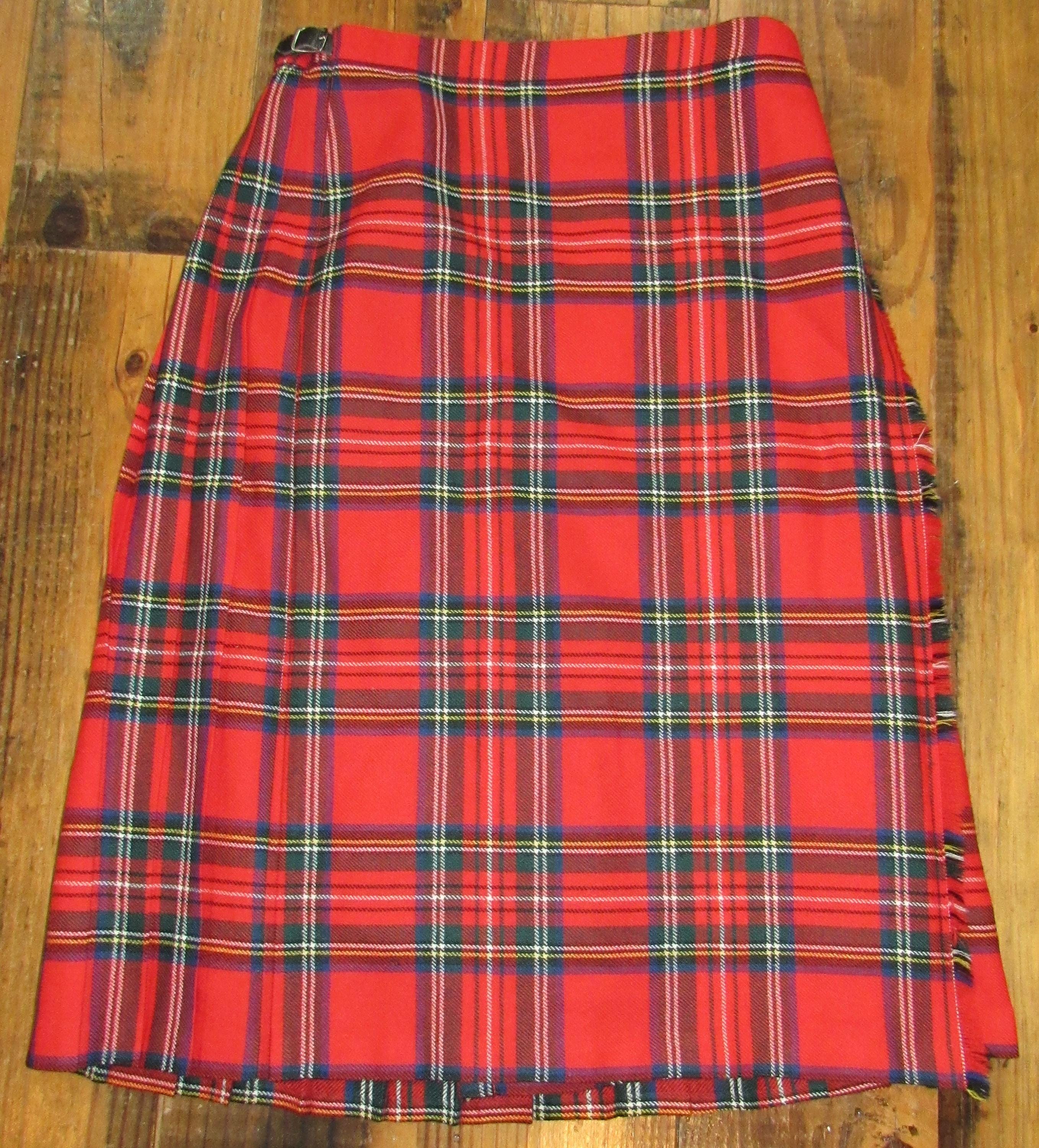 80s Jedburgh Kiltmakers タータンチェック キルトスカート 80s Jedburgh Kiltmakers タータンチェック キルトスカート