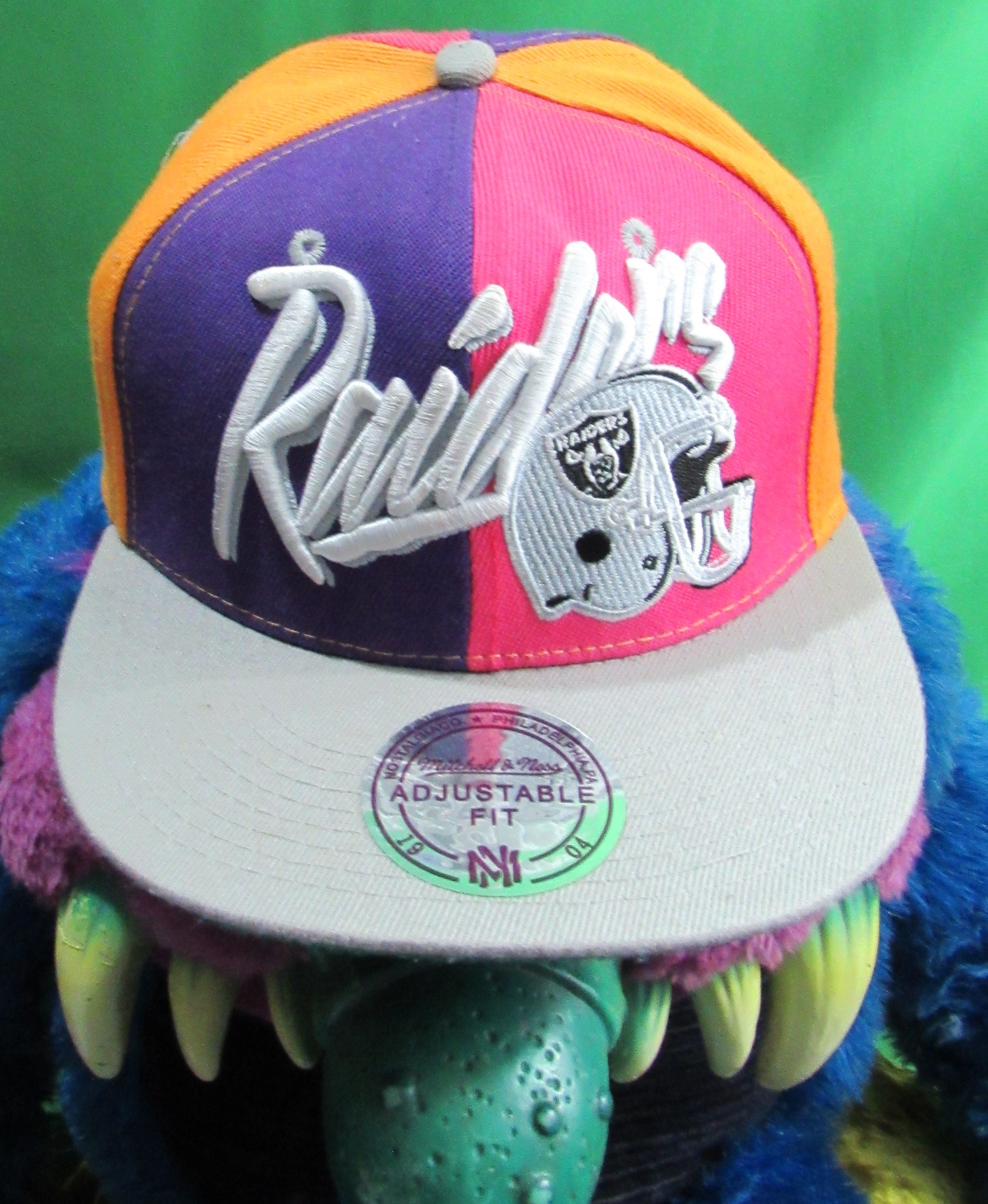 Rare Mitchell & Ness Oakland Raiders Multi Color Panel 