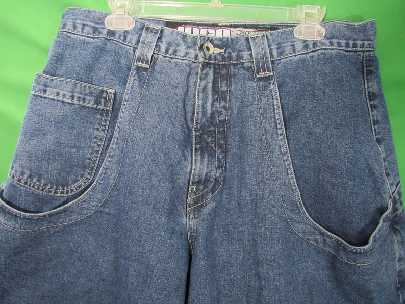 Jeans JNCO Vintage Années 90 - Coupe Large 'Leapin Lizards', Taille 30