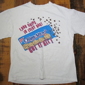 90s NABISCO OREO プロモ Tシャツ USA製 青 XL VTG 1996 THE MANY WAYS TO EAT AN OREO T SHIRT XL NABISCO COOKIE