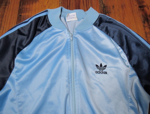 Vintage 80's Adidas ATP Keyrolan Blue 3 Stripe Full Zip Vintage 80's Adidas ATP Keyrolan Blue 3 Stripe Full Zip