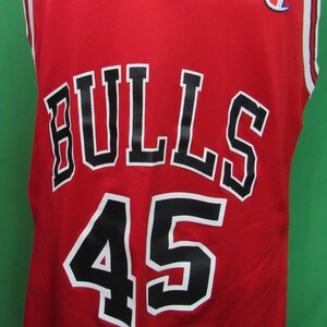 Michael Jordan Autographed & Embroidered 1995 Chicago Bulls #45 Red  Authentic Mitchell & Ness Jersey