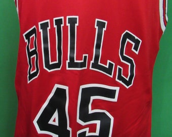 Basketball 90s Champion Chicago Bulls Michael Jordan #45 Home