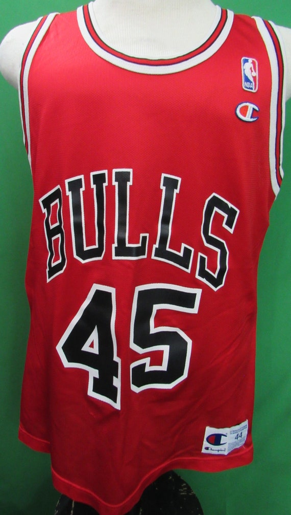 Vintage Chicago Bulls Michael Jordan #45 Champion Basketball Jersey