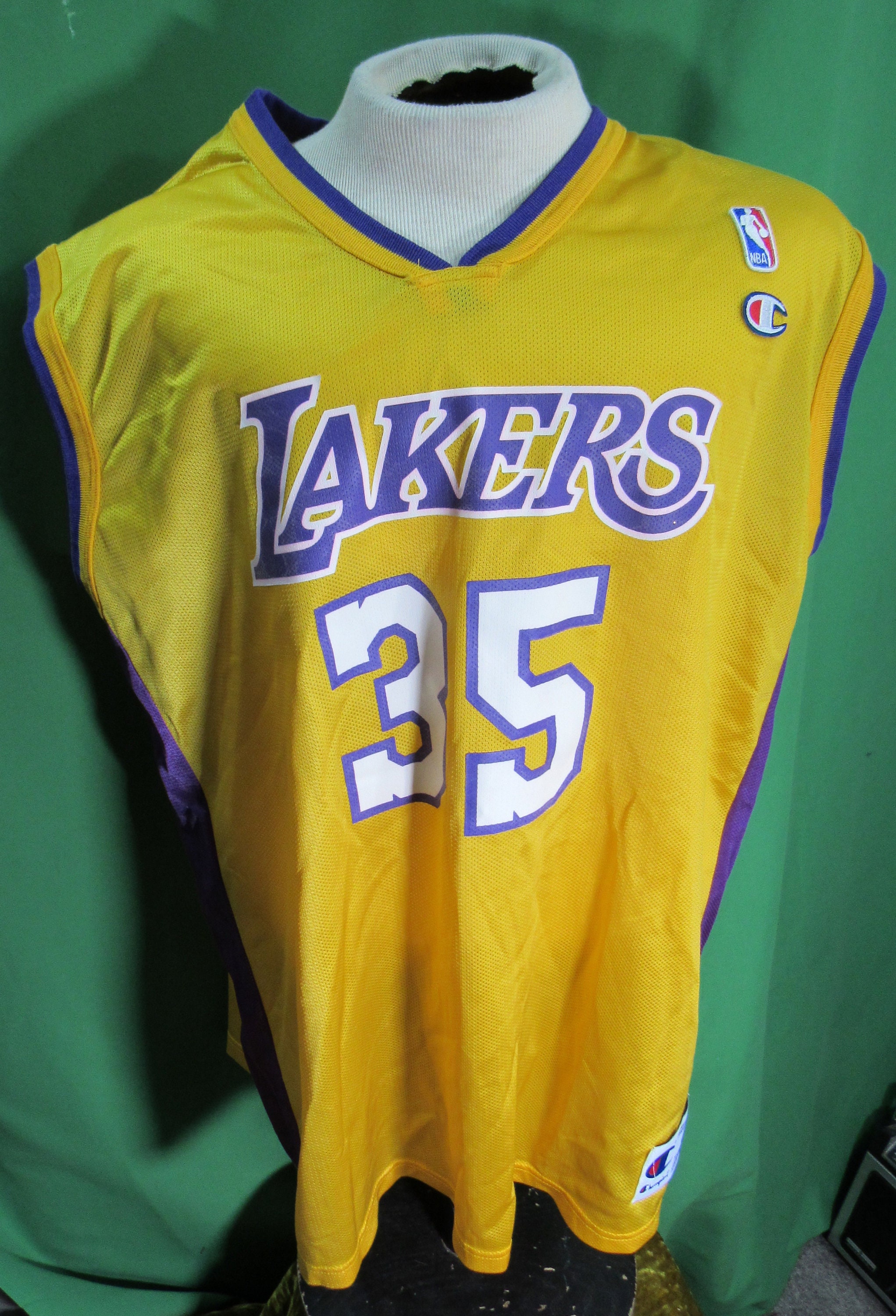 Vintage 90s Champion Lakers #8 Kobe Bryant Rookie Jersey Purple 52 XXL 2XL  RARE