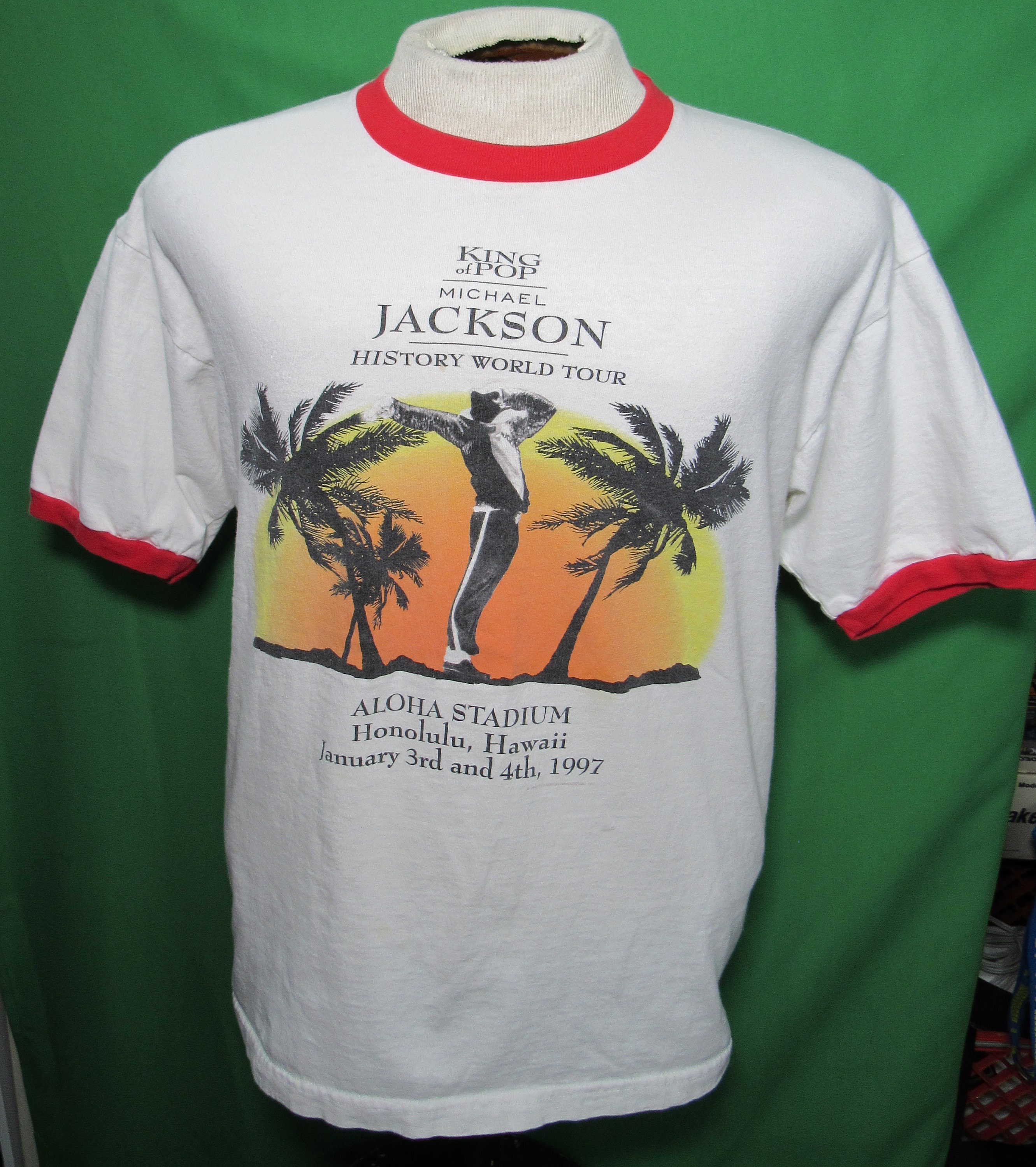 Michael Jackson Vintage 90s Tour T-shirt European Concerts 