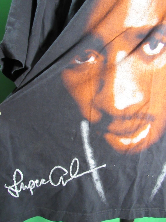 Vintage Y2K Tupac Shakur Makaveli Tag Airbrush Po… - image 2