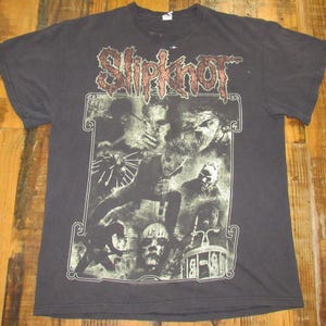 Vintage Y2K 2002 2003 Slipknot T-Shirt Size Large